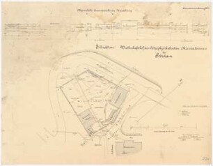 Astrophysikalisches Observatorium auf dem Telegrafenberg, Potsdam: Wirtschaftshof: Lageplan 1:200