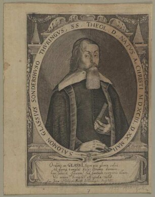 Bildnis des Salomon Glassivs