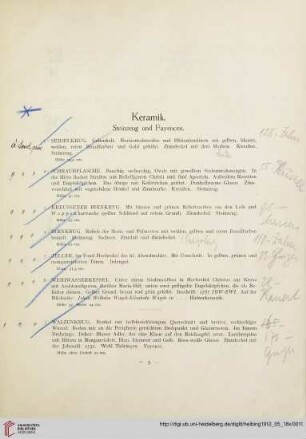 Keramik (Nr. 1-32)
