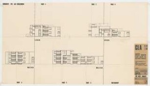 Wohnhäuser Clayallee 94, Berlin-Dahlem: Ansichten 1:100