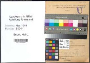 Entnazifizierung Heinz Engel , geb. 13.09.1912 (Angestellter)
