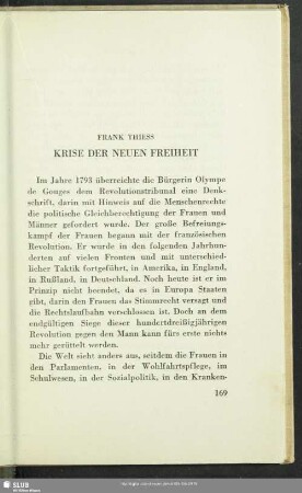 Krise Der Neuen Freiheit