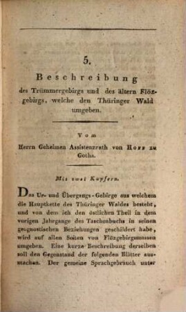 Taschenbuch für die gesammte Mineralogie mit Hinsicht auf die neuesten Entdeckungen : für das Jahr ..., 8. 1814, 2