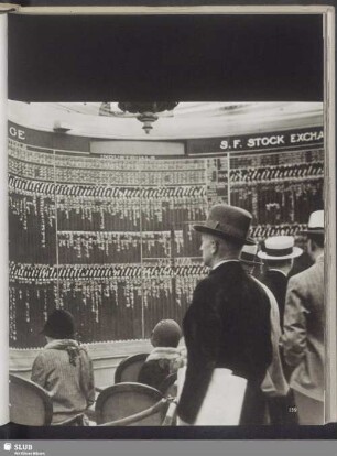 In der Halle des St. Francis Hotels in San Francisco 1929
