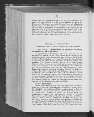 Sitzung am 6. Oktober 1908.