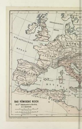 Das Römische Reich im 2. Jahrhundert n. Chr. Geb.
