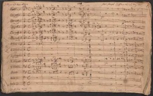 Potpourris, banda, op. 110, HenK 110 - BSB Mus.Schott.Ha 1624-2 : [heading, at left:] 1 Potpourrÿ di Othello [at right:] par: Joseph Küffner den 7|t|e|n Maÿ 1821