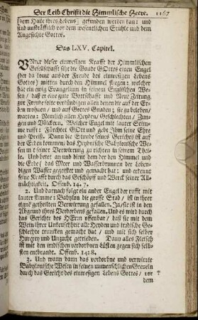 Das LXV. Capitel. - Das LXXXII. Capitel.