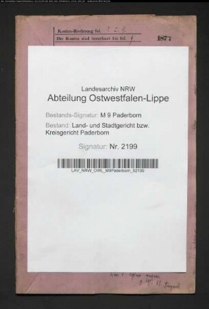 Erblasser: Wecker, Johann Georg (genannt Schroeder oder Schröder):