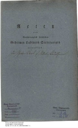 Solms-Rödelheim[-Assenheim], Karl [Friedrich Ludwig] Graf v.