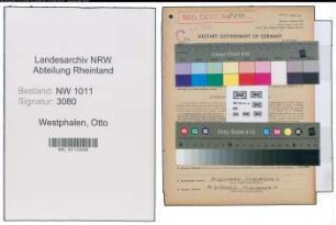 Entnazifizierung Otto Westphalen , geb. 26.06.1905 (Kaufmann)