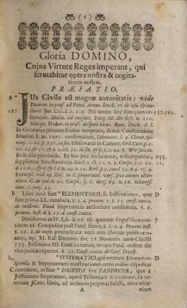 Compendium Juris Brevissimis Verbis : Sed Amplissimo Sensu & Allegationibus, Universam Fere Materiam Juris Exhibens