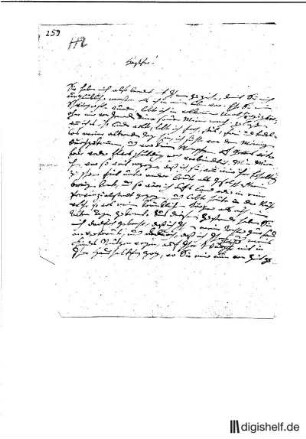 259: Brief von Caroline von Klencke an ... (Schwiegersohn der Klencke) Haßler