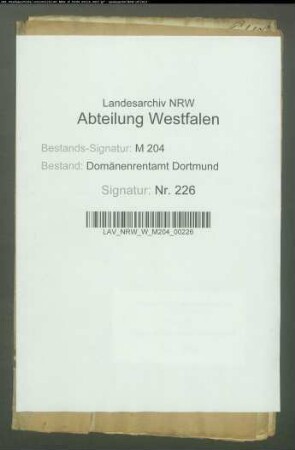 Der Jühen-Hof in Dorstfeld, ehemals Oberhof Huckarde des Stifts Essen: Protest des Colonen gegen die Ansprüche des Domänenfiskus, Umwandlung der Abgaben in Geldrenten, Ablösung