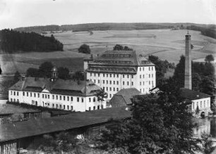 Hennersdorf bei Augustusburg, Baumwollspinnerei an der Zschopau