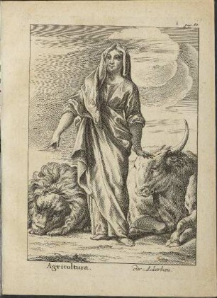 Illustration: Agricoltura. der Ackerbau.