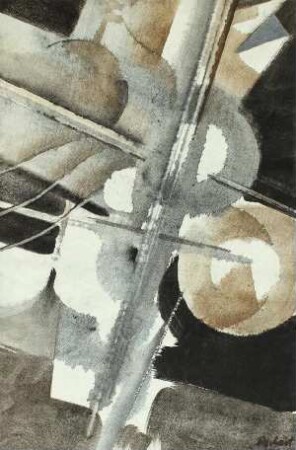 Komposition (grau-braun)