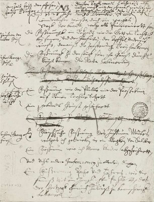 Probe seiner Handschrift