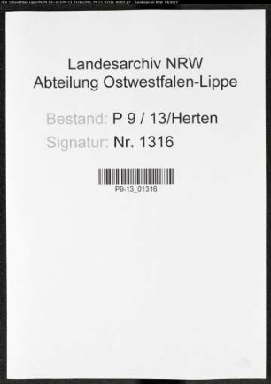 Sterberegister Standesamt Herten
