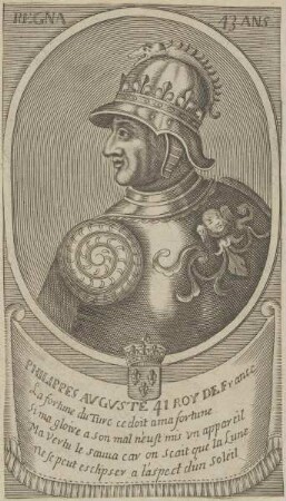 Bildnis von Philippes, König von Frankreich