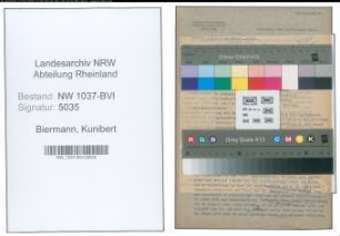 Entnazifizierung Kunibert Biermann , geb. 19.03.1900 (Kaufm.Angestellter)