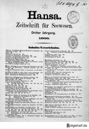 1866: 3. Jahrgang