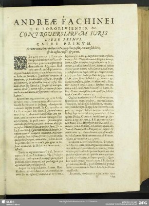 [Tomus Primus]