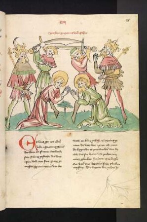 Enthauptung der Heiligen Celsus und Nazarius