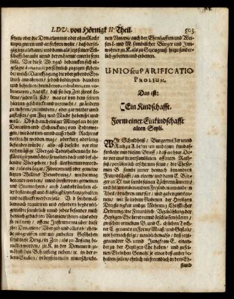 Unio Seu Parificatio, Prolium, Das ist Ein Kindschafft.