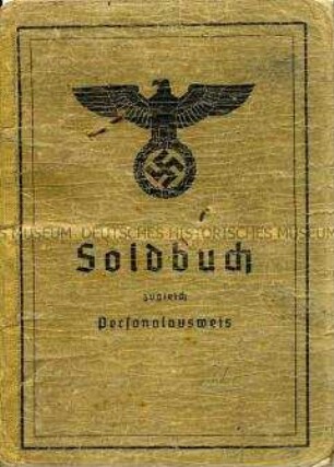 Soldbuch/Personalausweis von Josef Brücker