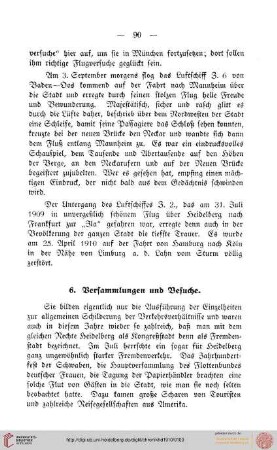V.6 Versammlungen und Besuche