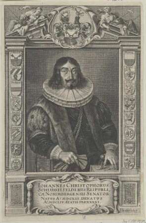Bildnis des Ioannes Christophorus Schlüsselfelderus