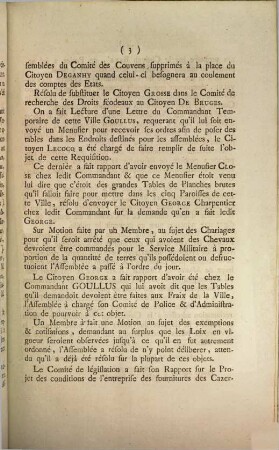 Précis Du Protocole aux Procès verbaux des Séance des Représentans provisoires du Peuple Souverain du Pays de Namur. Du 16 Janvier 1793. L'an 2me de la Liberte Belgique. L'ouverture de la Séance s'est faite à neuf heures & demi du Matin