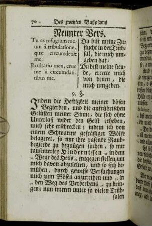 Neunter Vers. - Zehnter Vers.