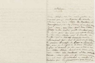 Angélique de Gentils de Langalerie an Karoline Luise von Baden (Lausanne)