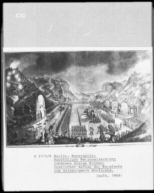 Festlicher Auszug der Bergleute vom Salzbergwerk Wieliczka
