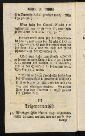 30-45, III. Trigonometrisch