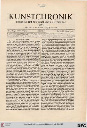 Heft 16 (16. Februar 1912)