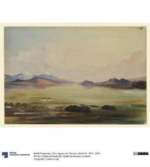 Die Lagune von Texcoco