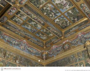 Wanddekoration der Sala dei Ricami