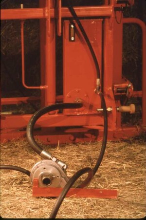 Fotografie: Ein- und Auslagerungstechnik, Maissilage, Siloblockschneider