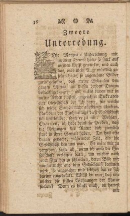 Zweyte Unterredung