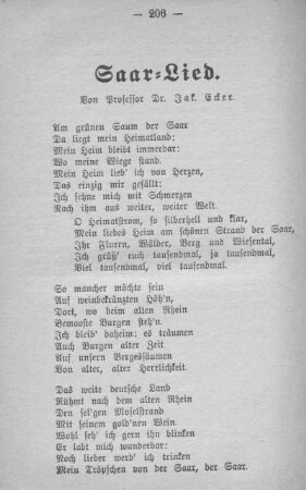 Saar=Lied.
