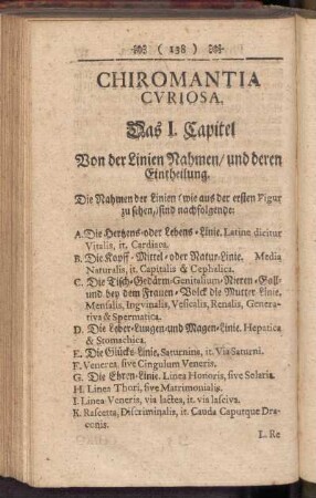 Chiromantia Curiosa