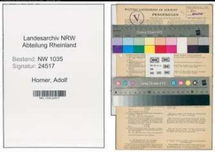 Entnazifizierung Adolf Horner , geb. 09.09.1903 (Elektroingenieur)