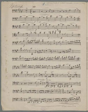 Sonatas, vlc, pf, op. 1, fis-Moll, Sketches - BSB Mus.ms. 9717 : [without title]