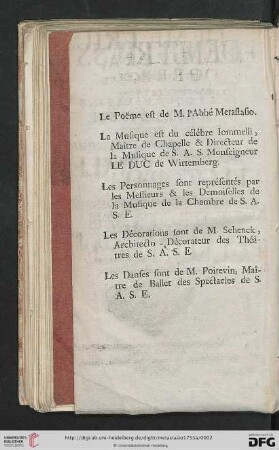 La musique/les personnages/ les décorations/ les danses