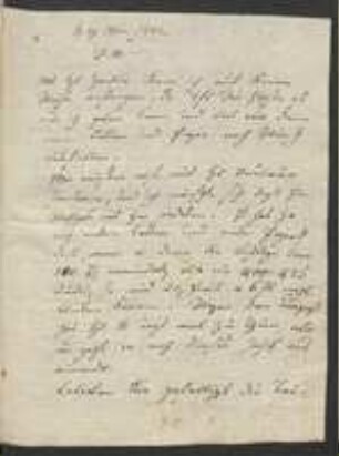 Brief von David Heinrich Hoppe an Johann Jacob Kohlhaas