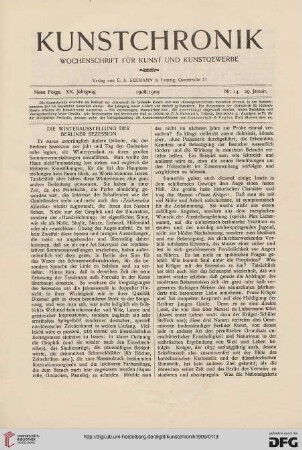Heft 14 (29. Januar 1909)