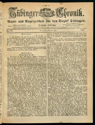 401-420, 23. Mai (Nro. 98) - 30. mai (Nro. 102)